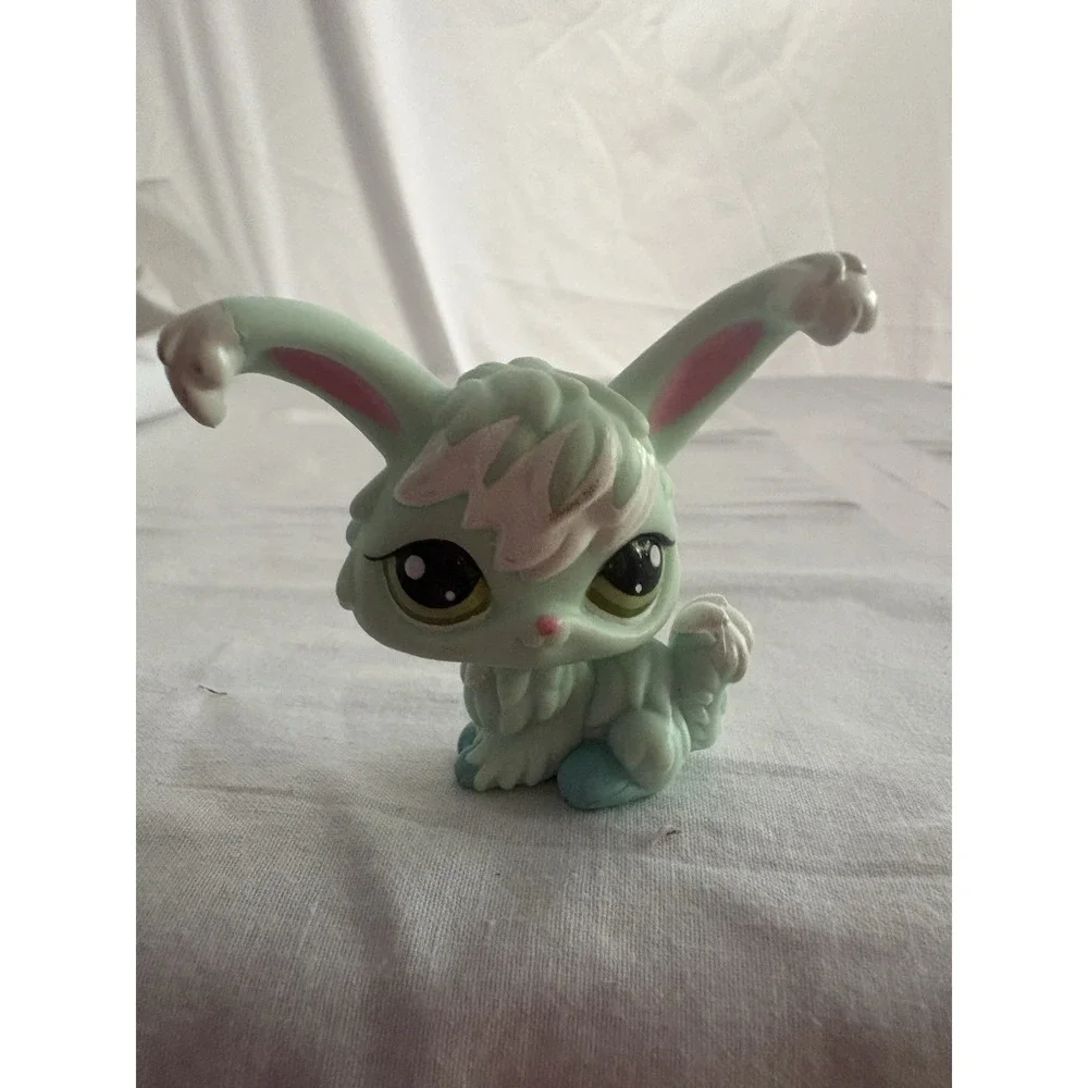 Littlest Pet Shop LPS G7 #412 Angora Rabbit Heart Punk & Pastel Wave/Series 5